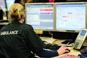 A Scottish Ambulance Service call handler in Cardonald Glasgow. Picture: PA