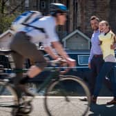 Path developer Sustrans Scotland has issued new guidance on cyclists and walkers sharing off-road routes. Picture: Tony Marsh/Sustrans Scotland