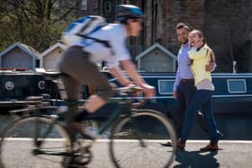 Path developer Sustrans Scotland has issued new guidance on cyclists and walkers sharing off-road routes. Picture: Tony Marsh/Sustrans Scotland