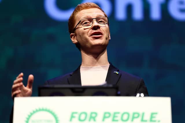 Ross Greer, co-leader of the Scottish Greens
