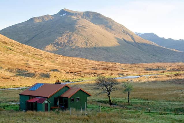 Glen Affric youth hostel is a former stalking bothy.