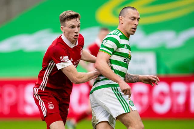 Celtic captain Scott Brown will face Aberdeen for the first time since signing a pre-contract deal with the Pittodrie club next week (Photo by Ross MacDonald / SNS Group)