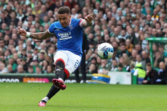 James Tavernier scored twice for Rangers but ended up on the losing side.