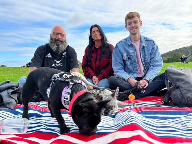 Finn Hoggan, Michelle Hoggan and Cameron Hoggan from Grantham.