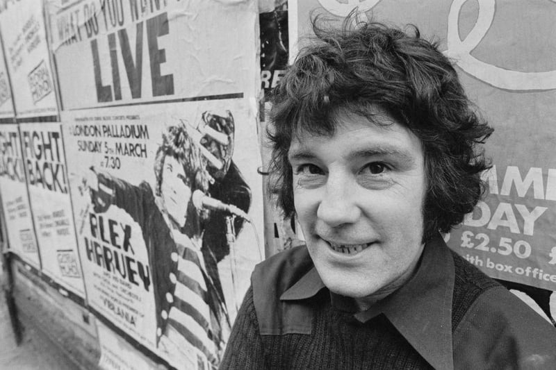 The Glasgow-born rock and blues musician had a career that spanned three decades, though he was most well known as the frontman of the Sensational Alex Harvey Band. One of the most mentioned names in our list of musicians, he comfortably makes the top two.