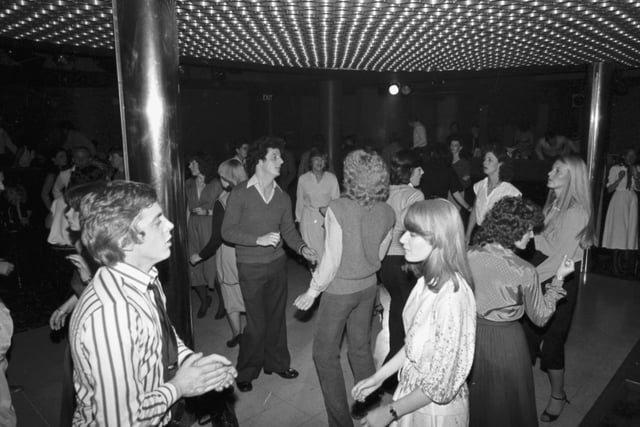 Dancers at Buster Brown's disco in Market Street, September 1979. This popular and long-running nightclub was latterly known as Electric Circus before it closed in 2017.