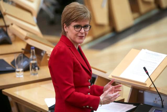First Minister Nicola Sturgeon responded to the Sunday Post story