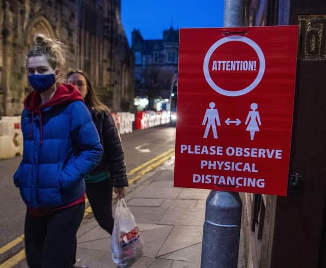 Nicola Sturgeon calls for a 'radical reduction' in interaction (Photo: Lisa Ferguson).