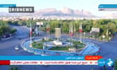 A handout image grab made available by the Iranian state TV, the Islamic Republic of Iran Broadcasting (IRIB), shows what the TV said was a live picture of the city of Isfahan following reports of explosions heard in the province in central Iran. Picture: Iranian State TV (IRIB)/AFP via Getty Images