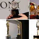 The four trophies that make up the EGOT.