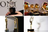 The four trophies that make up the EGOT.