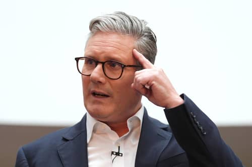 Labour leader Sir Keir Starmer speaking at the launch of Scottish Labour's general election campaign at City Facilities in Glasgow. Picture: Andrew Milligan/PA Wire
