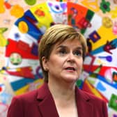Nicola Sturgeon asked to be judged on closing Scotland's education attainment gap between (Picture: Andy Buchanan/pool/Getty Images)
