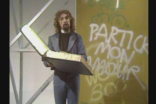 Billy Connolly attracted controversy when he emerged as a comic in the 1970s for poking fun at religion.