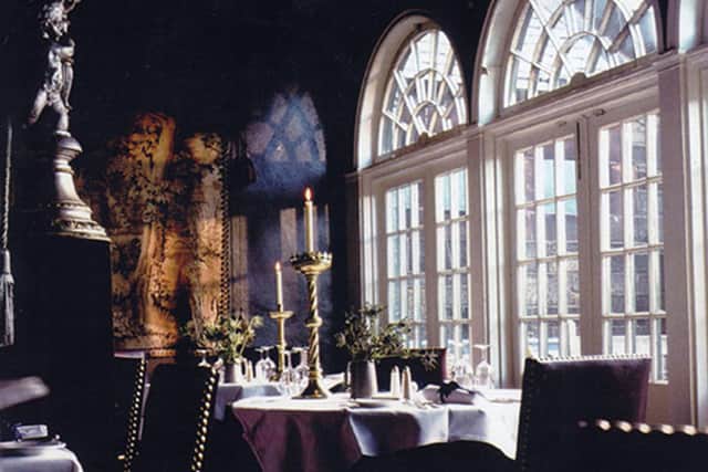 The Secret Garden dining space, The Witchery.