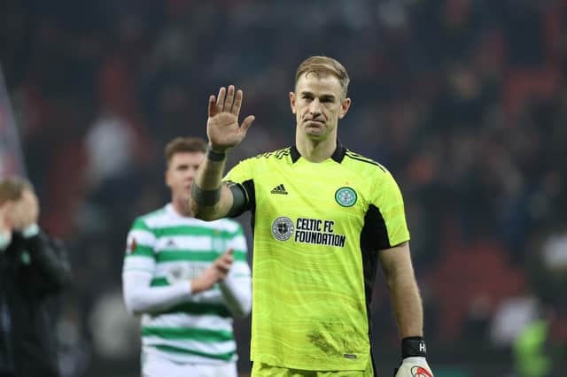Celtic's Joe Hart is following in the line of great keepers that have served the club believes Callum McGregor. (Photo by Craig Williamson / SNS Group)