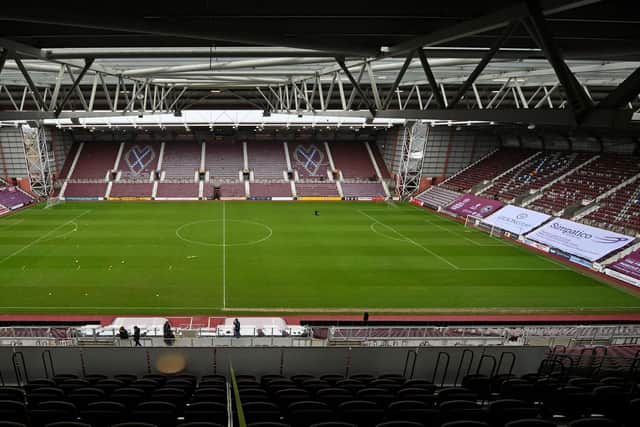 Tynecastle will host Hearts v Celtic on Saturday,