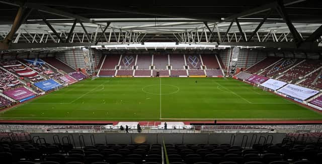 Tynecastle will host Hearts v Celtic on Saturday,
