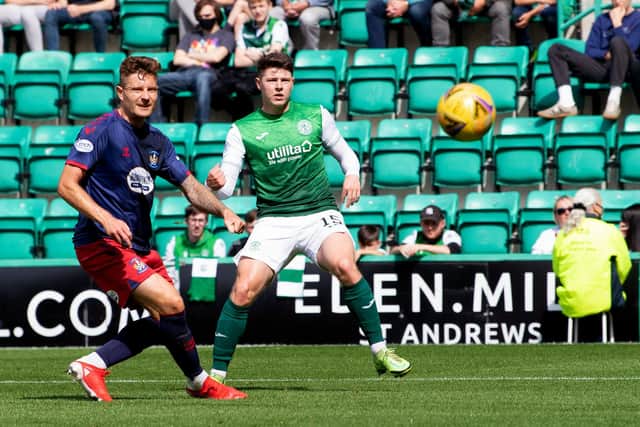 Kevin Nisbet is missing for Hibs today due to illness.