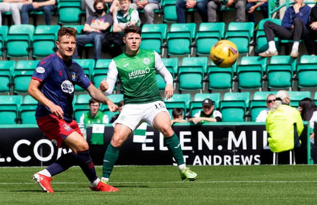 Kevin Nisbet is missing for Hibs today due to illness.
