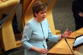 Nicola Sturgeon was questioned about healthcare staff Covid deaths during First Minister's Questions.