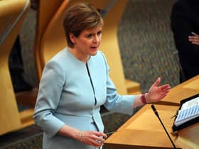 Nicola Sturgeon was questioned about healthcare staff Covid deaths during First Minister's Questions.