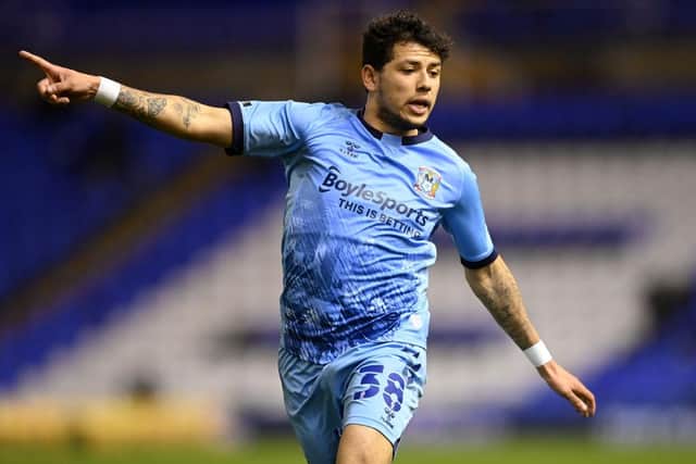Gustavo Hamer in action for Coventry City. Picture: Getty