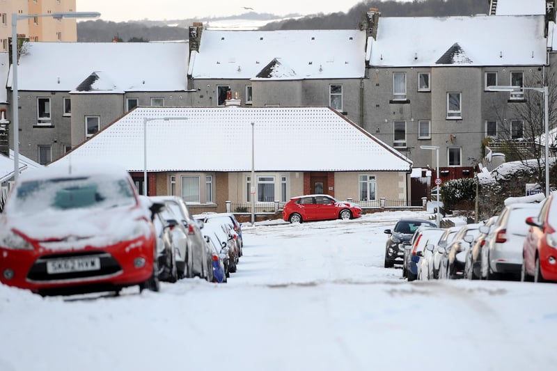 A whiteout on Lady Nairn Avenue (Pic: Fife Photo Agency)