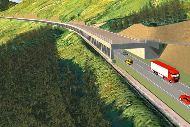 A debris shelter to protect the landslip-plagued A83 at the Rest and Be Thankful is among future major roads projects. Picture: Transport Scotland