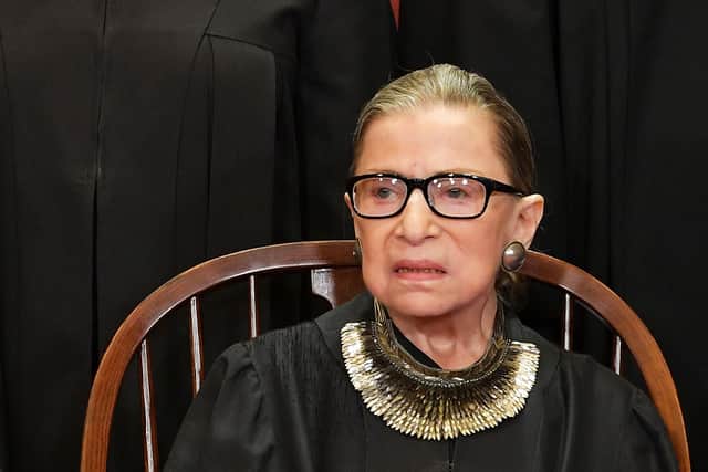 Progressive icon and doyenne of the US Supreme Court, Ruth Bader Ginsburg, has died at the age of 87 after a battle with pancreatic cancer. Picture: MANDEL NGAN/AFP via Getty Images
