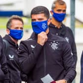 Jordan Jones (pictured) and George Edmundson have been suspended by Rangers for breaching Covid-19 protocols.