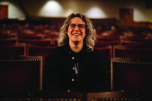 CAPITAL WELCOME: Emily Hall has been a friendly face greeting theatre companies visiting Edinburgh at every festival since 2002. Picture: Jassy Earl