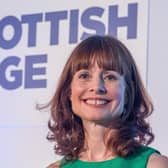 Evelyn McDonald, chief executive of Scottish EDGE, hails the new partnership with THF. Picture: Sandy Young/scottishphotographer.com.