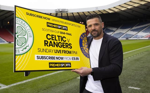 Former Rangers striker Nacho Novo had some strong opinions on his old club's midfield personnel as he promoted Sunday's hotly anticipated Celtic v Rangers Scottish Cup semi-final that will be screened exclusively live on Premier Sports. (Photo by Alan Harvey / SNS Group)