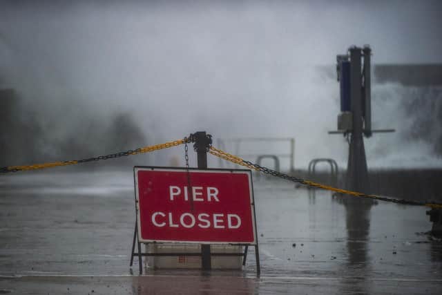 A wide-scale clean-up operation is underway after Storm Babet wreaked havoc on parts of Scotland (pic: Lisa Ferguson)