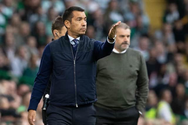 Rangers manager Giovanni van Bronckhorst was unhappy with his team's slackness (Photo by Alan Harvey / SNS Group)