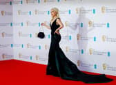 Lady Gaga attends the EE British Academy Film Awards 2022 at Royal Albert Hall on March 13, 2022 in London, England. (Photo by Tristan Fewings/Getty Images)