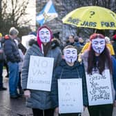 Anti-lockdown protest in pictures: Over a thousand turn out in Glasgow to protest Covid rules in Scotland