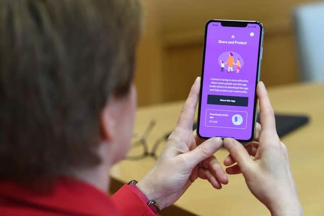 Around 900 people living in Scotland have been told to self-isolate for ten days in error, the First Minister has announced, after a technical issue with the country’s contact tracing app. (Photo by Jeff J Mitchell/Getty Images)
