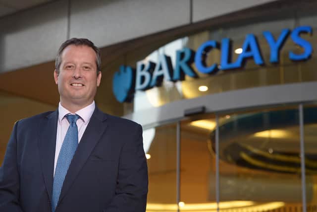 Jamie Grant is head of corporate banking for Barclays in Scotland. Picture: Neil Hanna.
