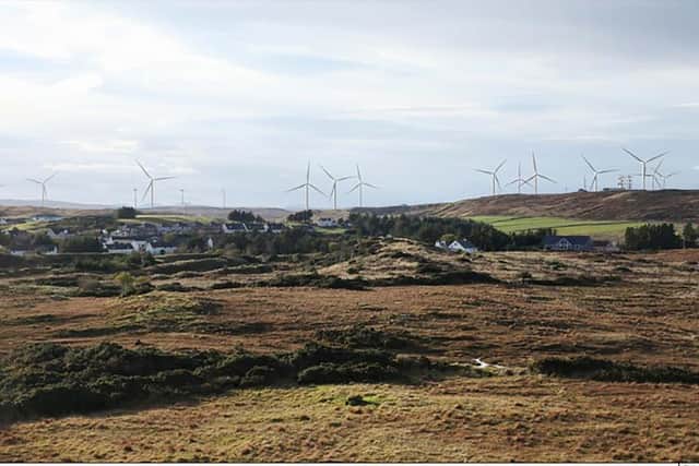 An artist's impression of the revised wind farm on Lewis. Picture: Lewis Wind Power Ltd