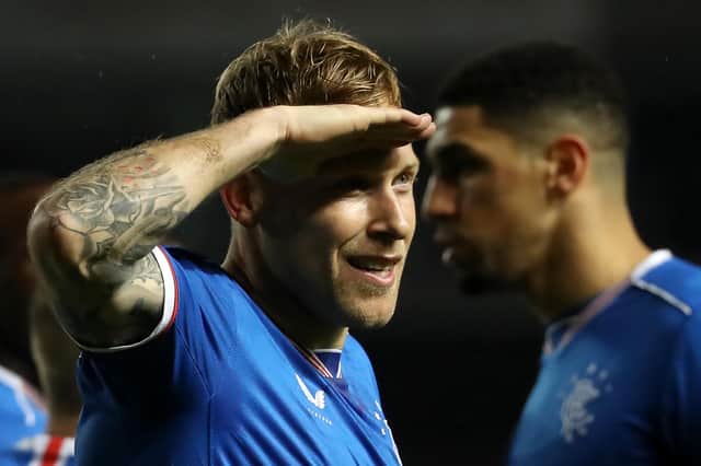 Scott Arfield scored last week against Benfica and followed it up with the winner against Liege (Photo by RUSSELL CHEYNE / POOL / AFP)