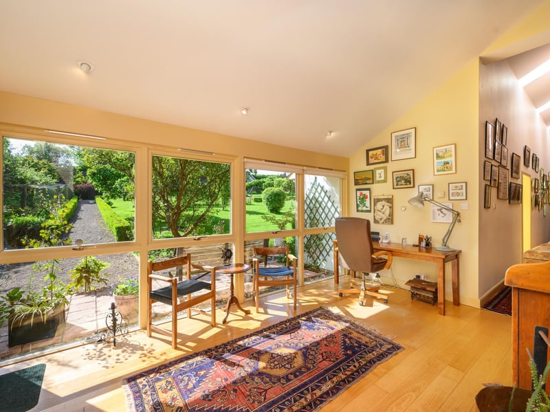 There are views of the stunning gardens throughout the property.
Contact: Savills