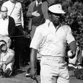 Lee Elder, the first African American to play in the Masters in 1975, will be a one-off honorary starter at next year's event at Augusta National. Picture: Frank Tewkesbury/Evening Standard/Getty Images
