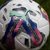 The SPFL have a new ball for the 2023/24 season and will release fixtures on Friday. (Photo by Craig Foy / SNS Group)