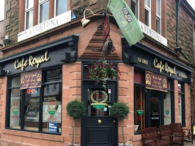 Located in Annan, The Cafe Royal is another Borders business that was named in the top 50 best fish and chip takeaways from Fry magazine.