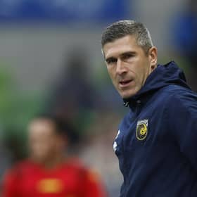 Central Coast Mariners head coach Nick Montgomery is the new bookmakers' favourite for the Hibs job. (Photo by Daniel Pockett/Getty Images)