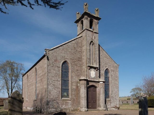 B-Listed building with a small tower, surrounded by picturesque Scottish countryside in the peaceful hamlet of Dun on the north side of the Montrose Basin. Offers Over £80,000 - UNDER OFFER.