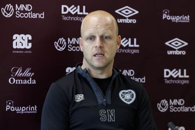 Interim Hearts manager Steven Naismith takes his team to St Mirren in a crucial Premiership match on Saturday.