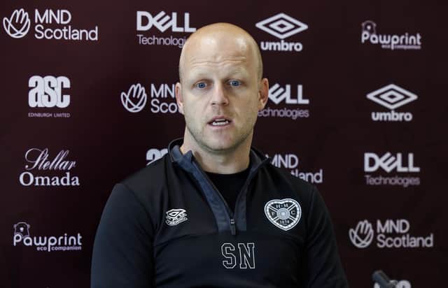 Interim Hearts manager Steven Naismith takes his team to St Mirren in a crucial Premiership match on Saturday.
